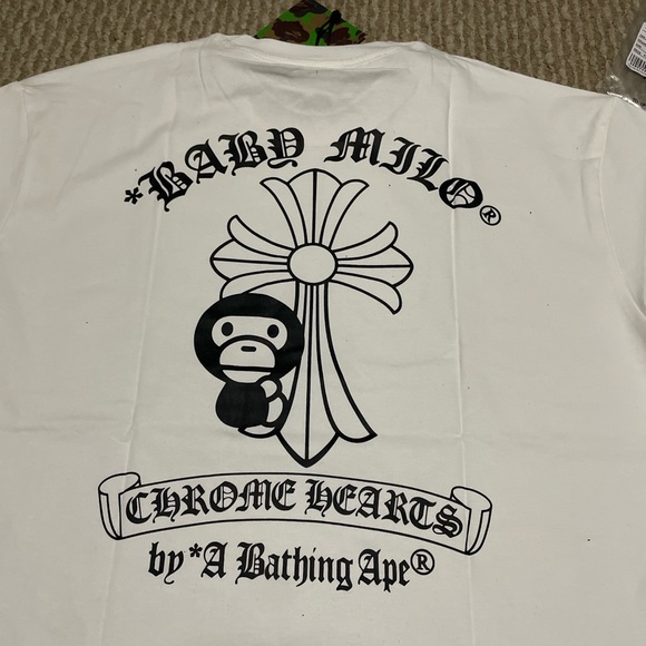 Brand new bape x chrome heart tee - Picture 7 of 8